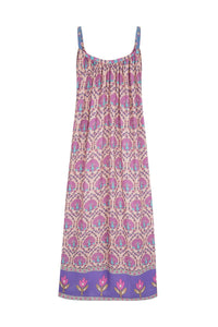 spell - chateau strappy midid dress - lavender