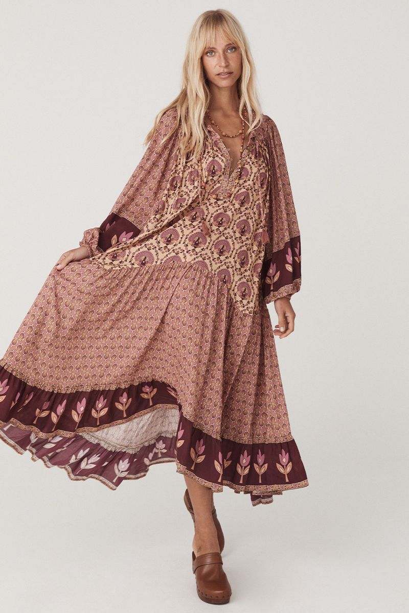 spell - chateau boho gown - grape