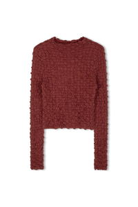 arcaa movement - suvi high neck top - half red