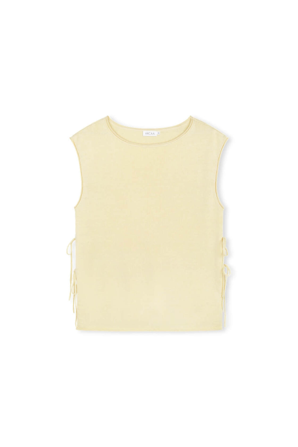 arcaa movement - poppy side tie top - butter