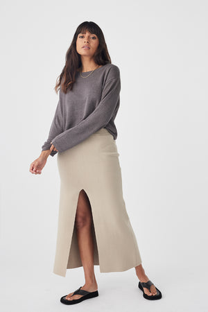 arcaa movement - harla skirt - taupe