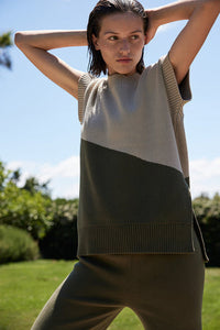 arcaa movement - neo vest - taupe/olive