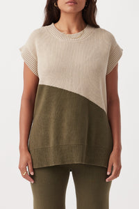 arcaa movement - neo vest - taupe/olive