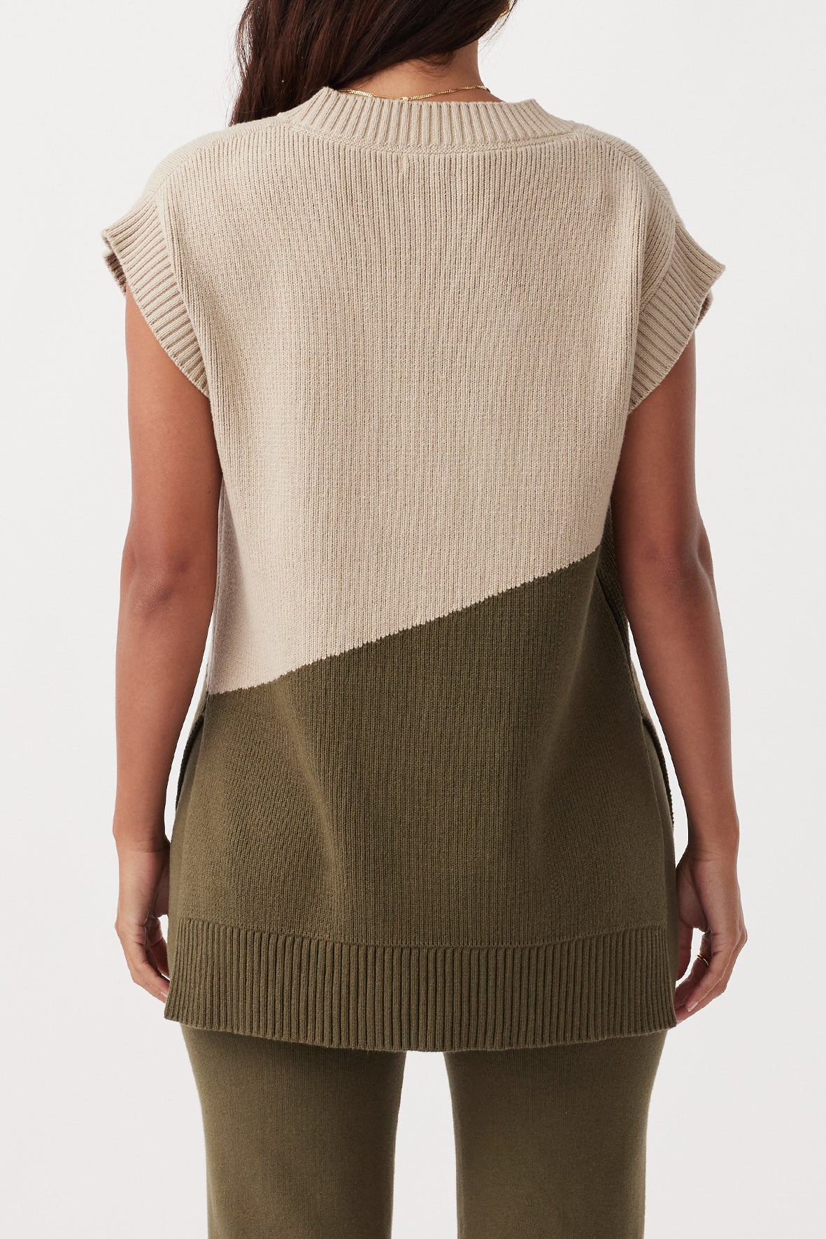 arcaa movement - neo vest - taupe/olive