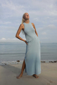 arcaa movement - izi maxi dress - sky