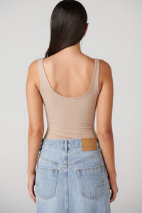 bayse brand - mia bodysuit - biscotti