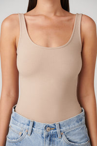 bayse brand - mia bodysuit - biscotti