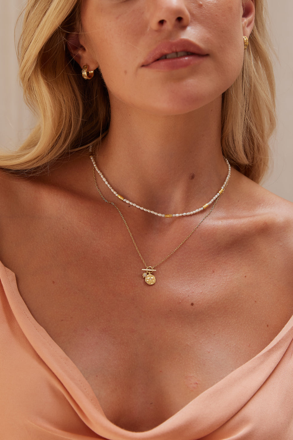 tonimay- cosmic necklace gold