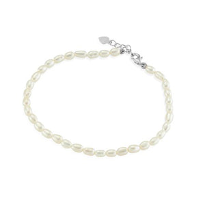 tlb house - sea pearl bracelet - silver