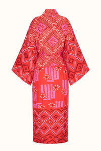 spell - libertine reversible robe - cayenne