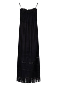 spell - love in the afternoon lace maxi dress - midnight rose