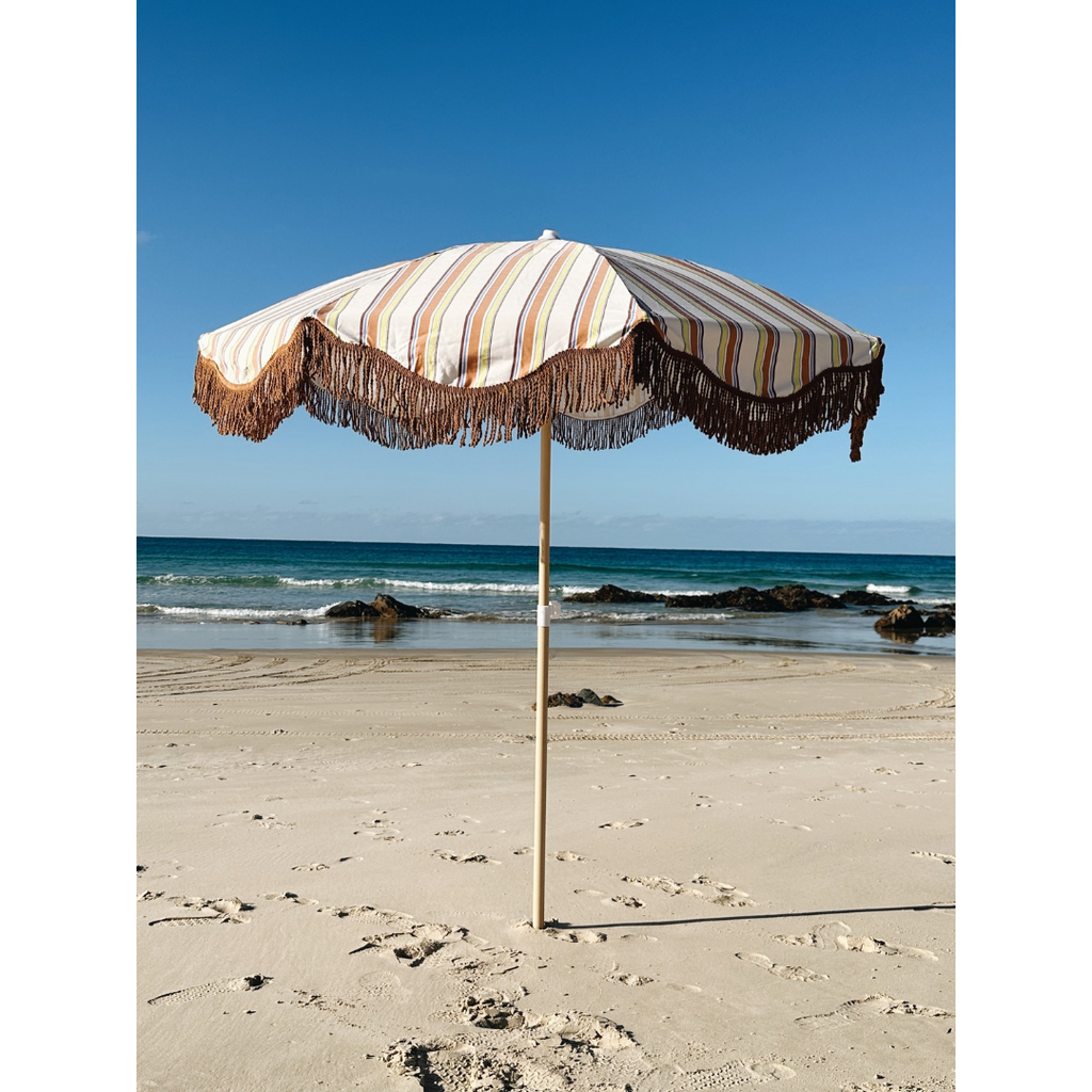 salty shadows - umbrella - vintage stripe