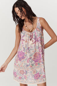 spell - mojave lily mini dress - opal