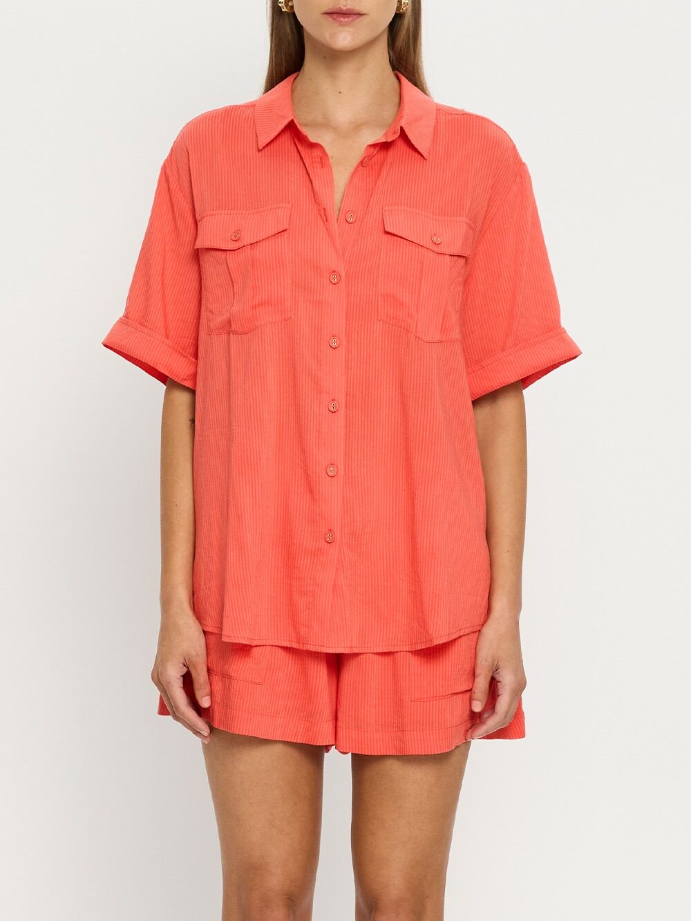 kivari - ventura shirt - red