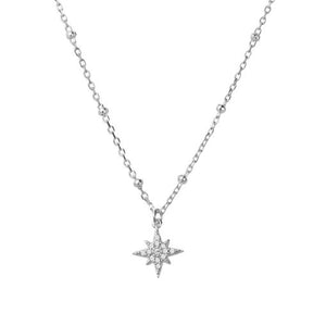 tlb house - halle necklace - silver