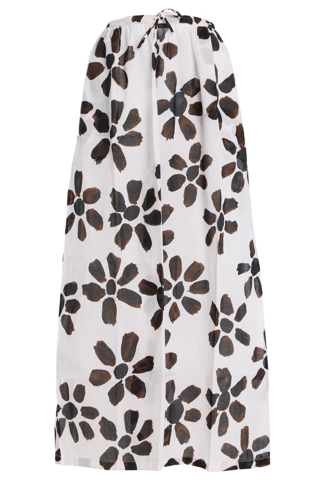 zulu & zephyr - cotton pant - chocolate flower