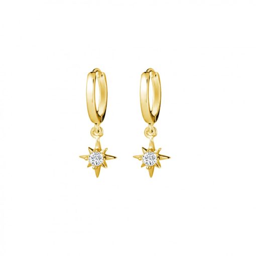 tlb house - north star earrings gold/silver