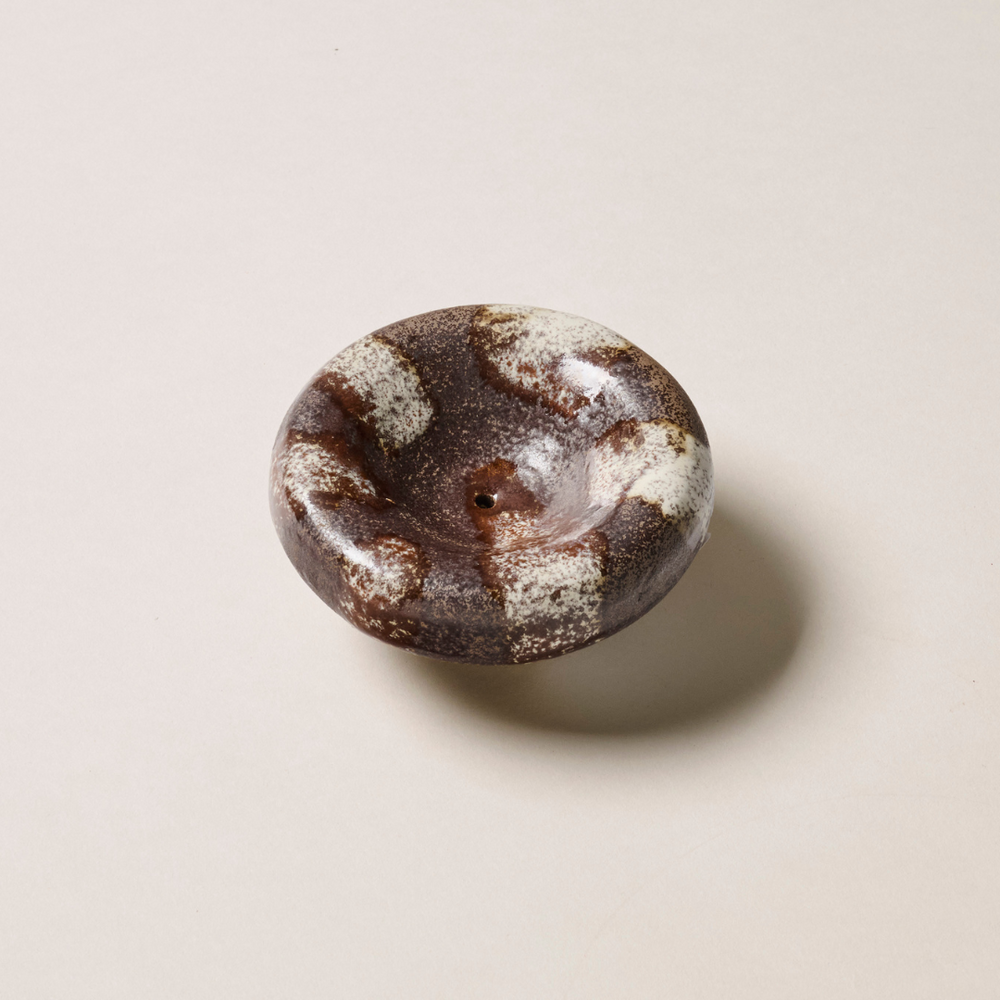 gentle habits - the vessel incense holder - chocolate