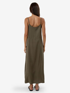 thrills - breezy slip dress - tarmac