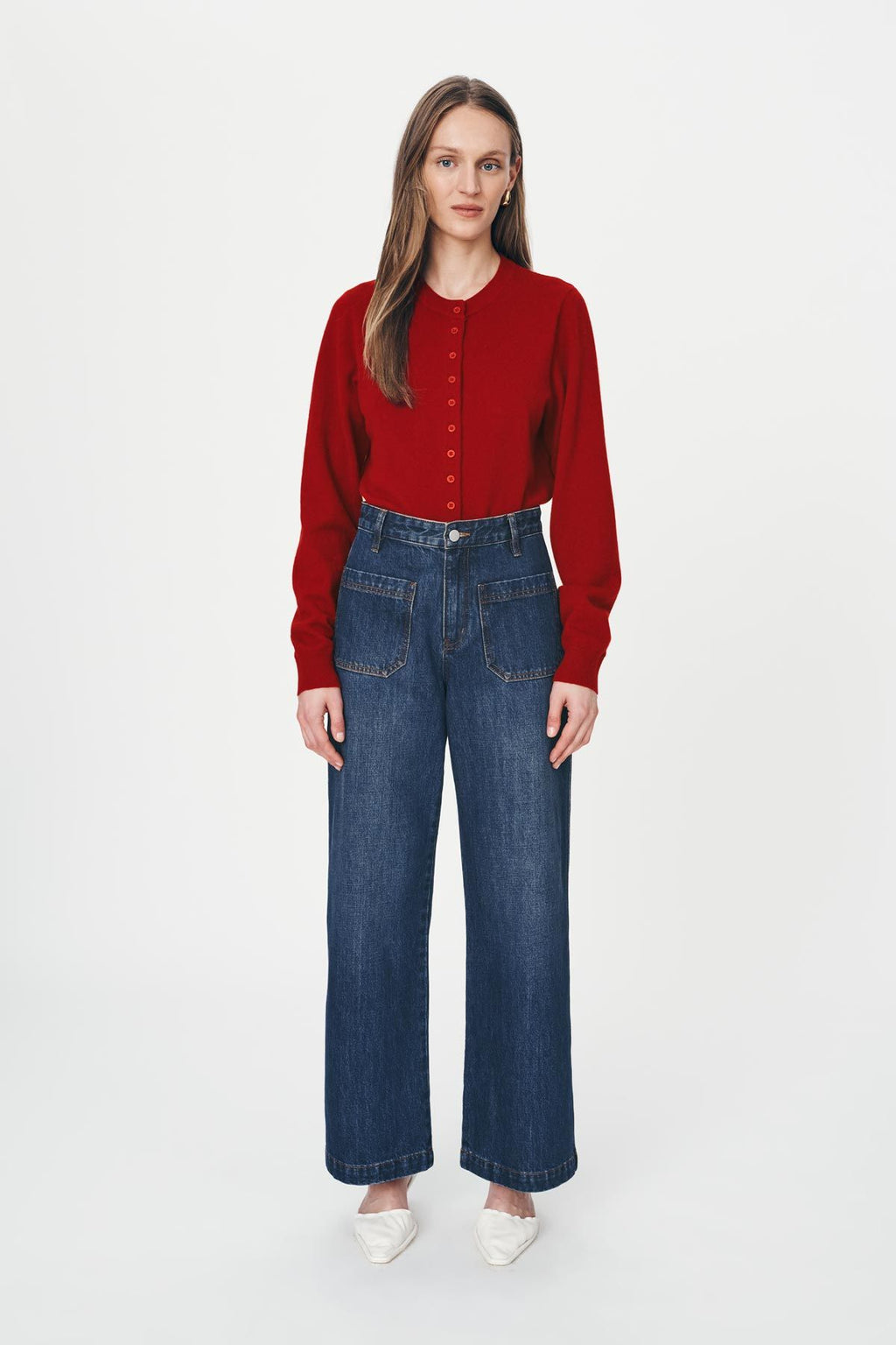 rowie the label - jahmain straight jeans - classic indigo