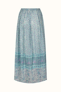 spell - little bird maxi skirt - sky