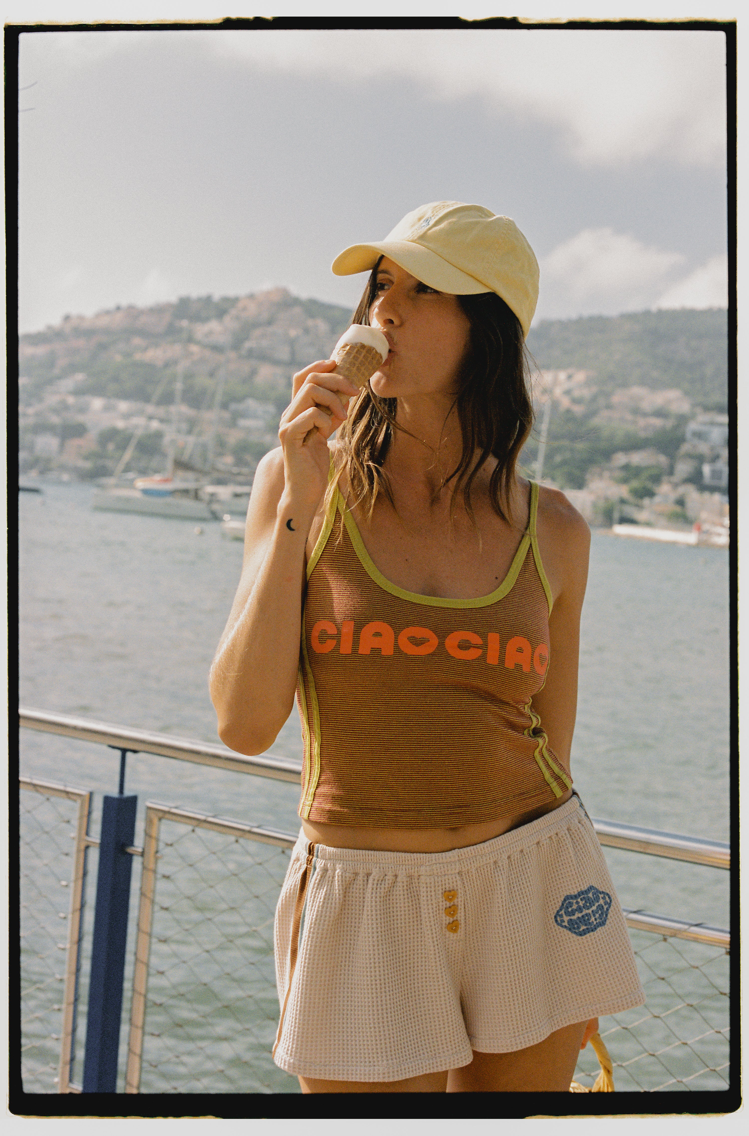 ciao ciao - alessia stripe singlet