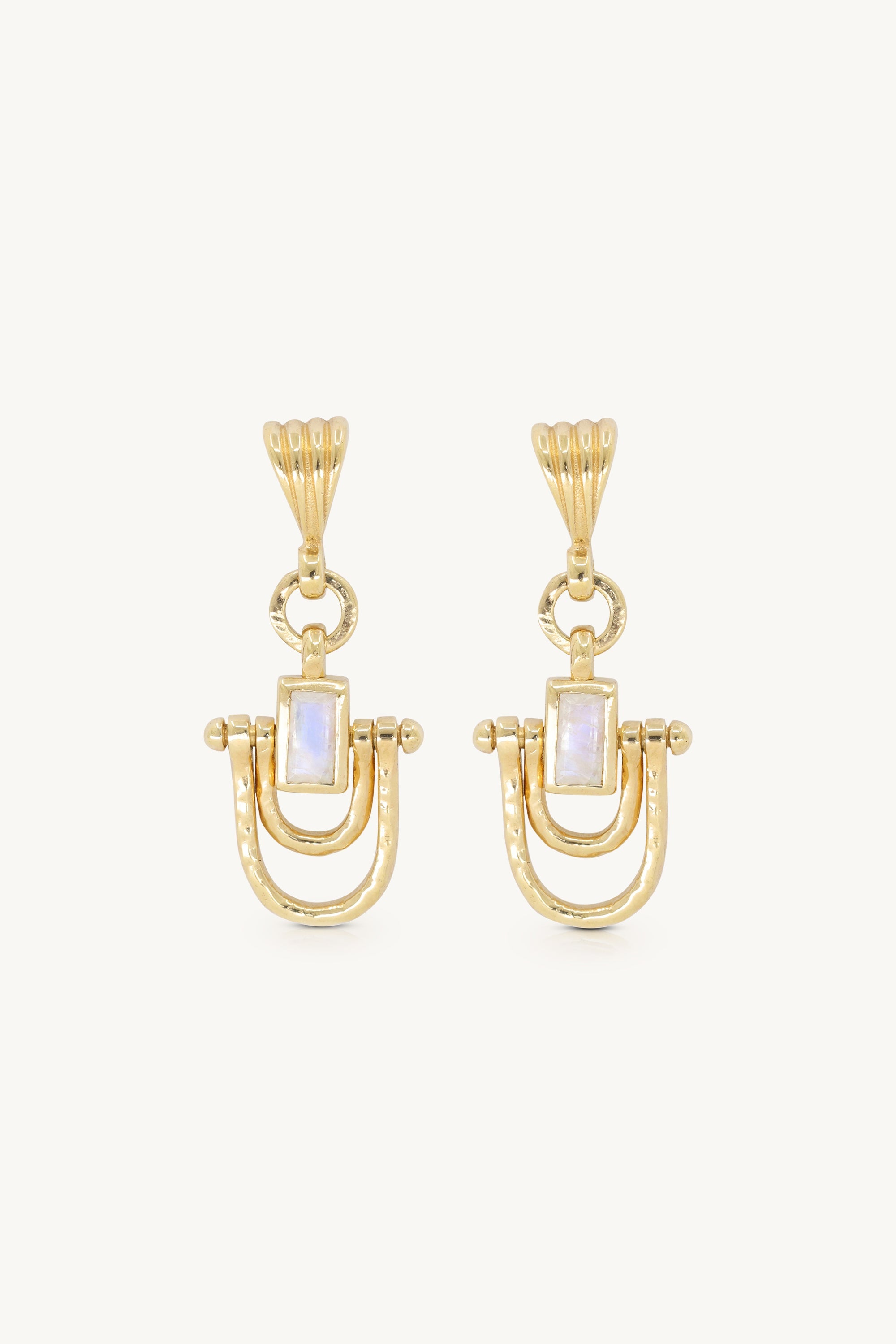 tonimay - allegra moonstone - gold earrings