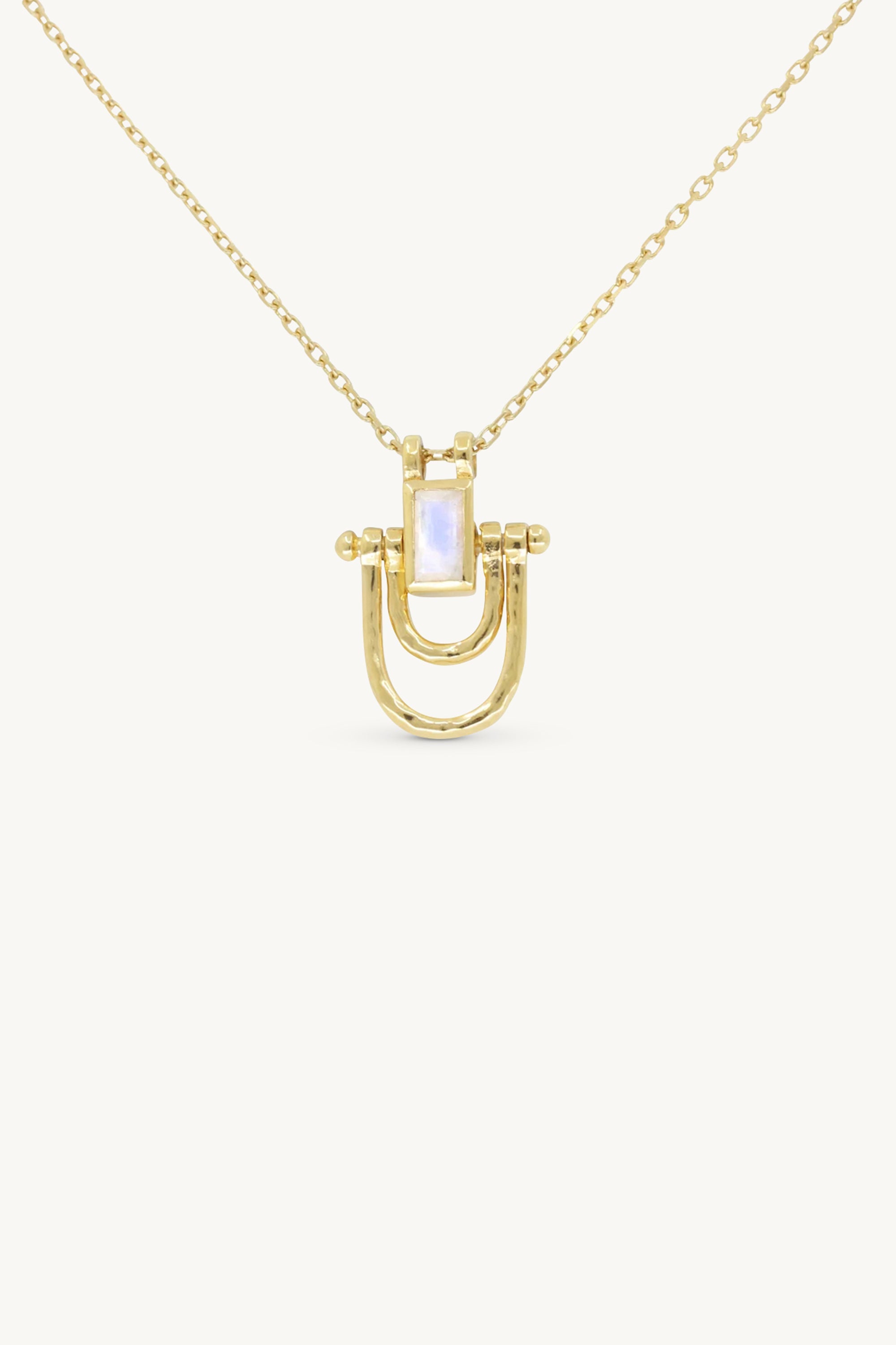 tonimay - allegra moonstone necklace - gold