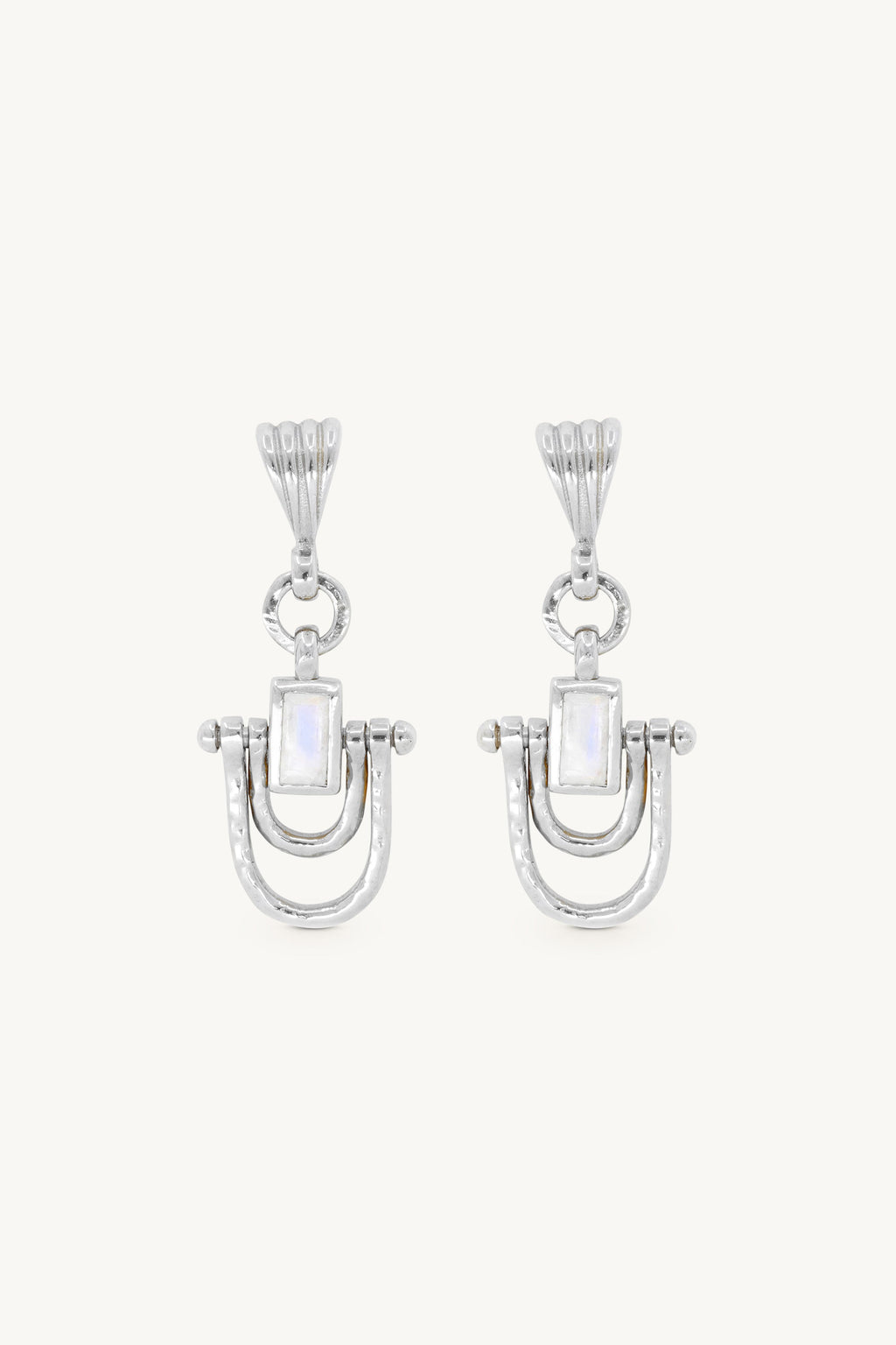 tonimay - allegra moonstone - silver earrings