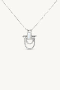 tonimay - allegra moonstone necklace - silver