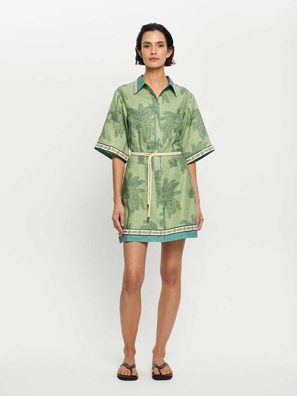 kivari - alani mini shirt dress
