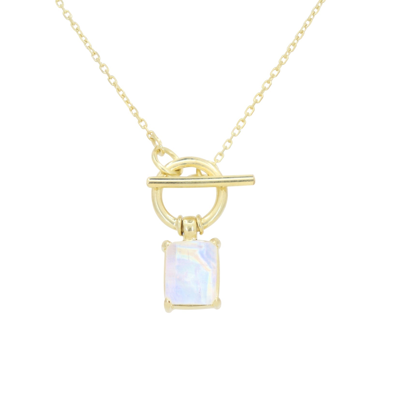 tonimay - alchemy moonstone necklace - gold