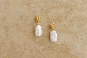 indigo & wolfe - alessia earrings - gold