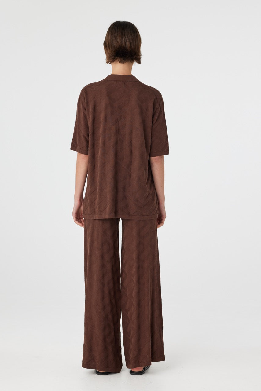 arcaa movement - aria shirt - espresso