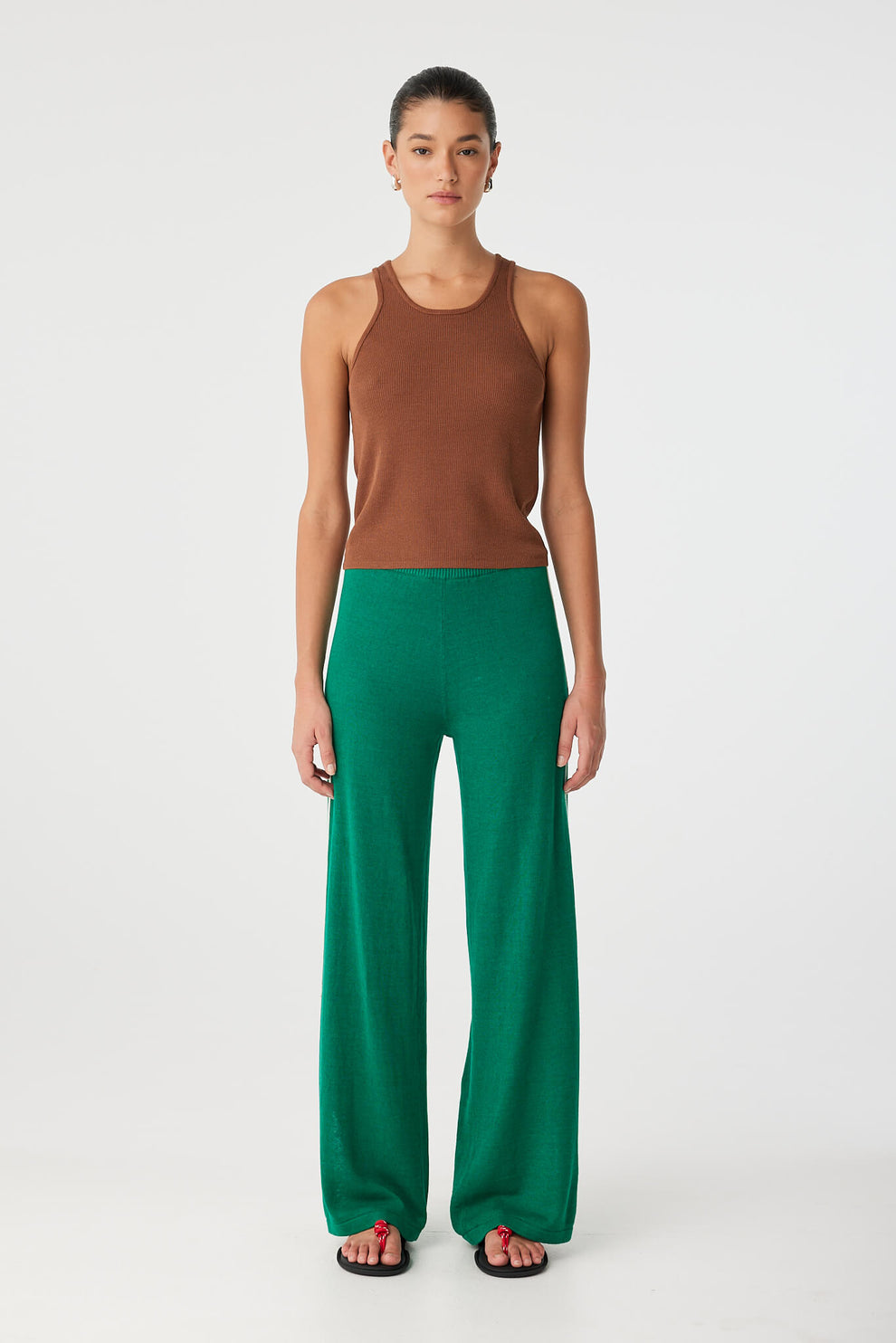 arcaa movement - pippa pant - palm green