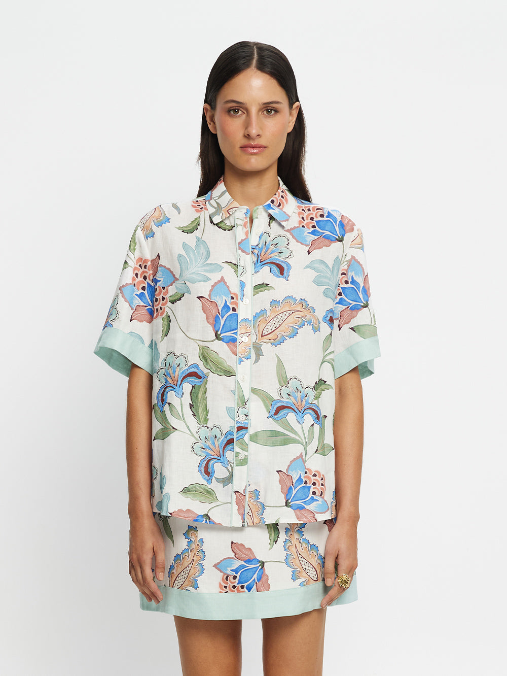 kivari - azure shirt