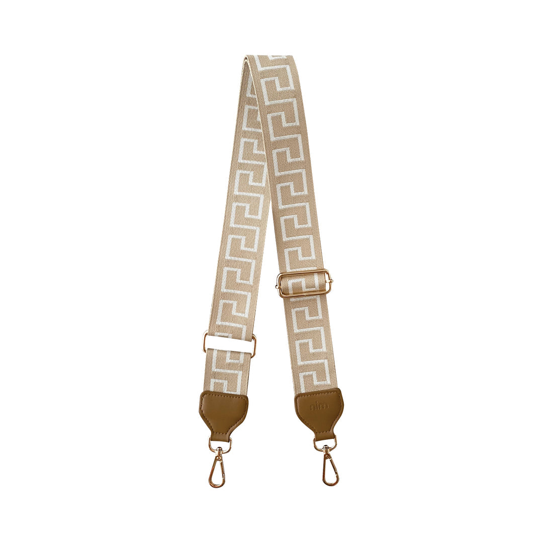 nim the label- shoulder strap -  beige key