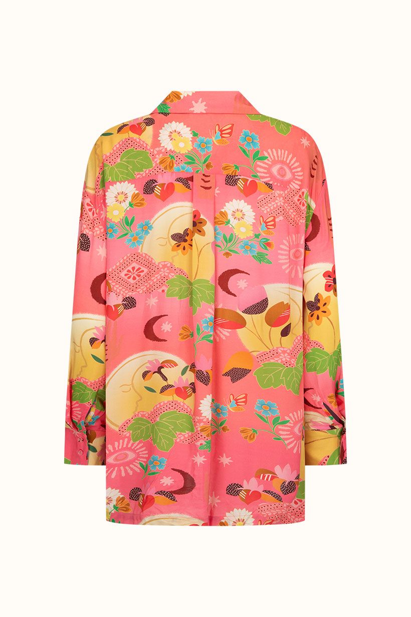 spell - libertine shirt dress - cayenne