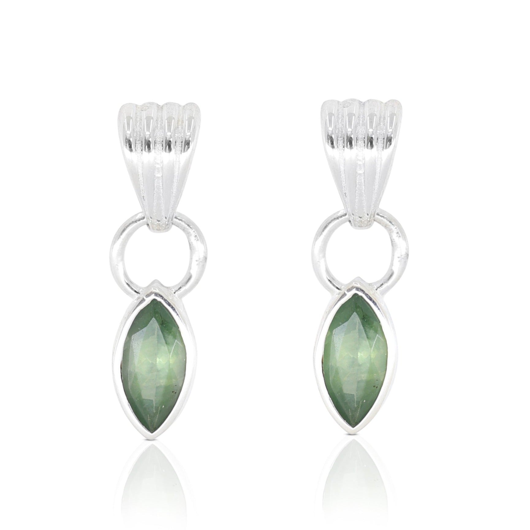 tonimay - camille apatite earrings - silver