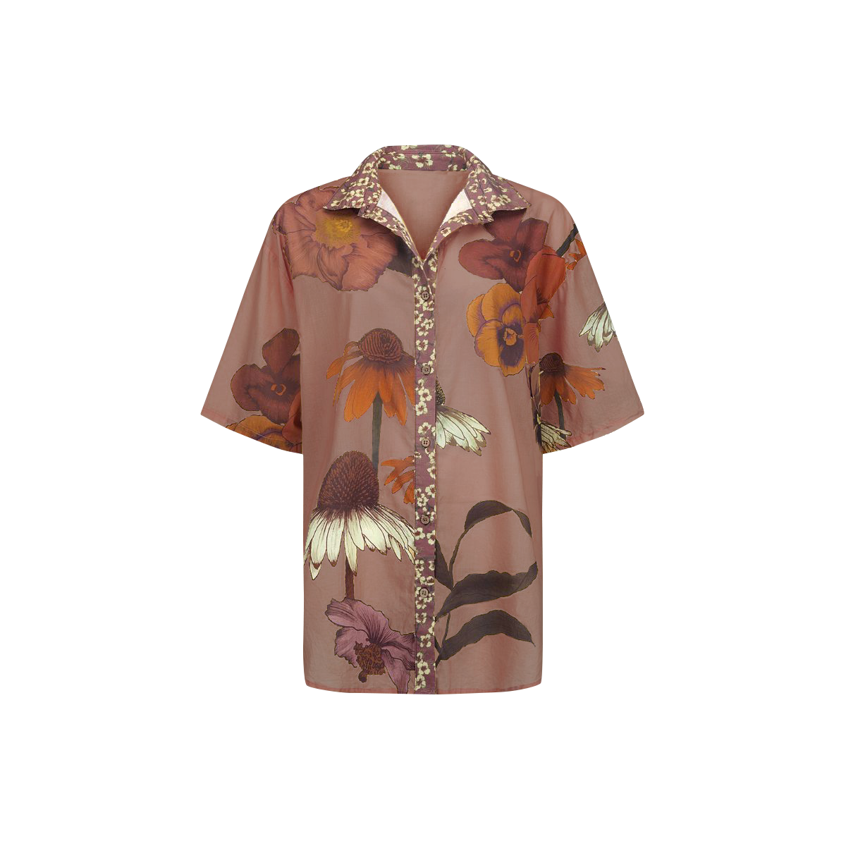 wandering folk - glades over swim shirt - cedar