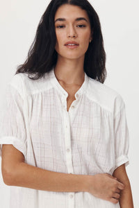 rowie the label - cora spring blouse - bone