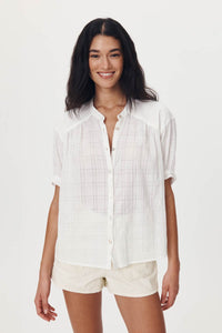 rowie the label - cora spring blouse - bone