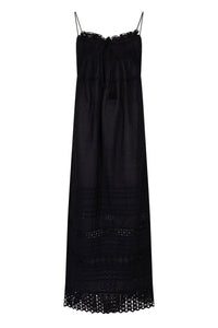 spell - love in the afternoon lace maxi dress - midnight rose