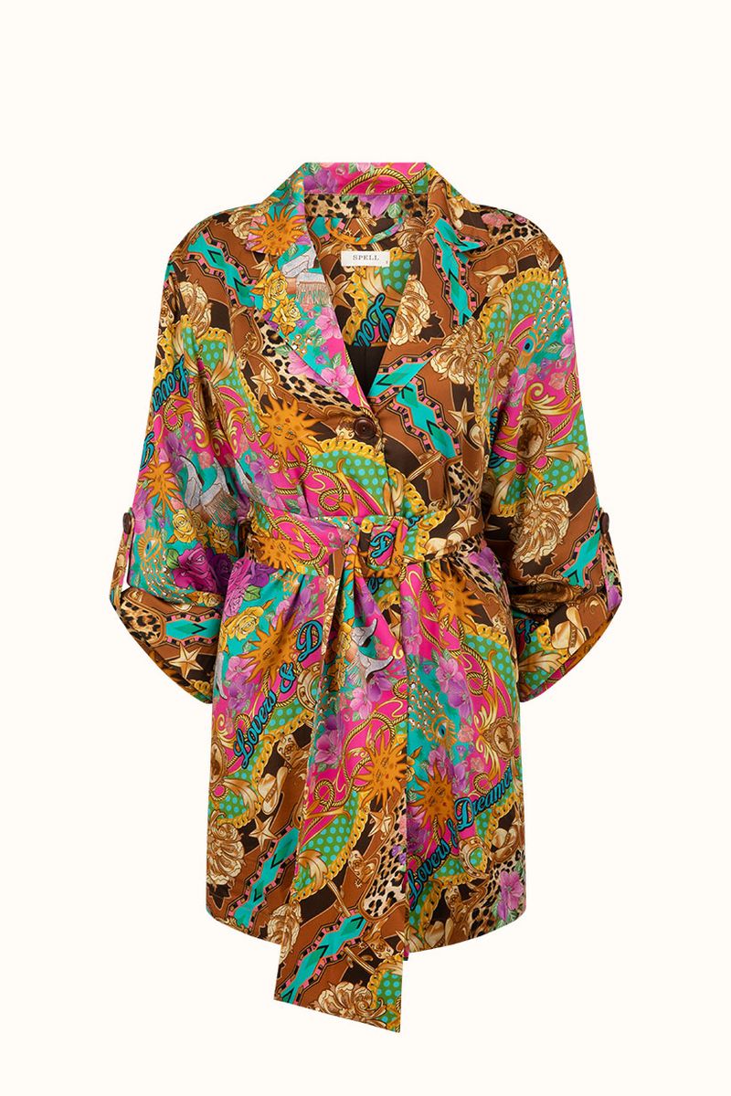 spell - lovers & dreamers blazer dress - cosmos pink