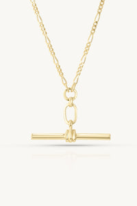 tonimay - fob gold necklace