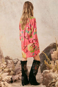 spell - libertine shirt dress - cayenne
