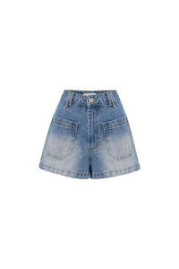 rowie the label - gio denim shorts - classic wash