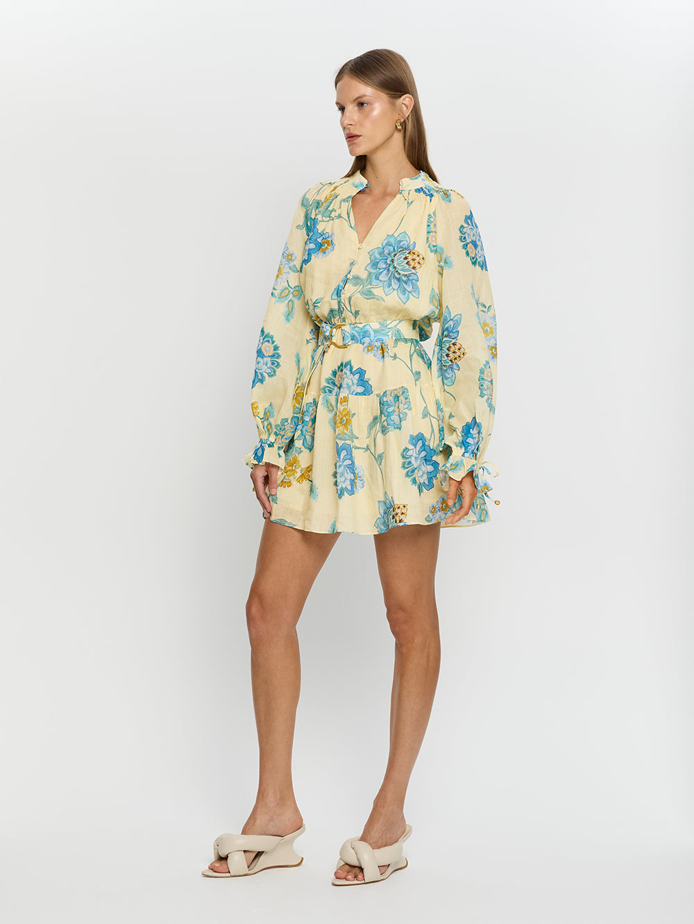 kivari - giselle blouson sleeve mini dress