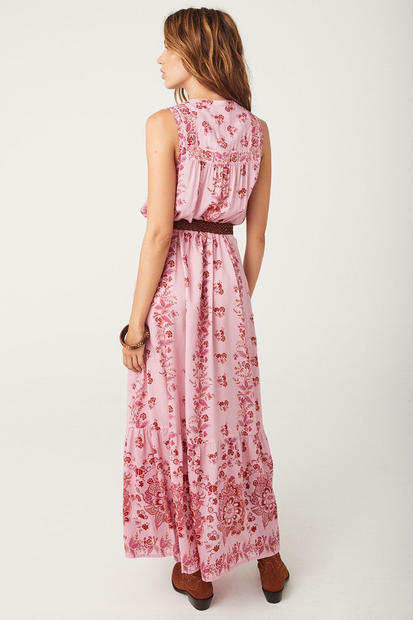 spell - rebel spirit button through maxi dress - zinnia