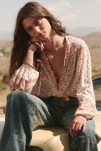 spell - sunshine bandit blouse - desert sage